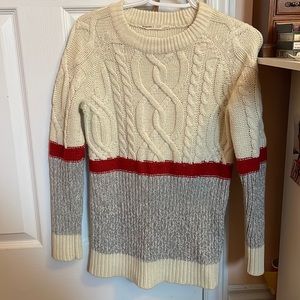 Knit work sock sweater